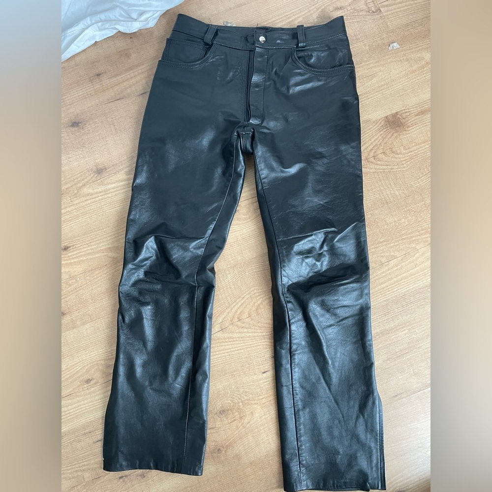 Leather Motorcycle Pants
